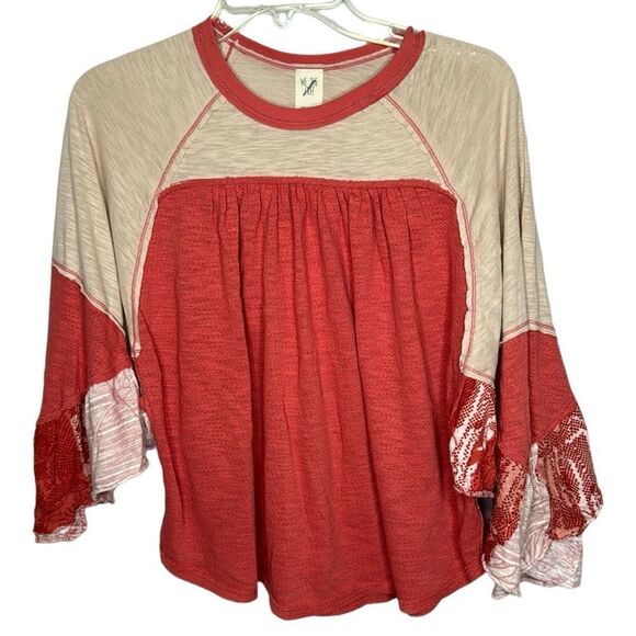 Free People Friday Fever Coral Dolman Top. Size XSmall. - Picture 4 of 12